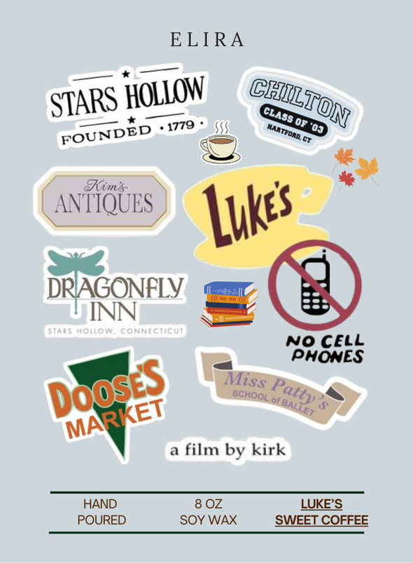 Vela "The Gilmore Girls" - Café dulce de Luke's 250ml