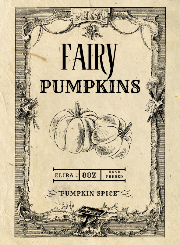 Vela "Fairy Pumpkins" - Pumpkin Spice Latte 250ML