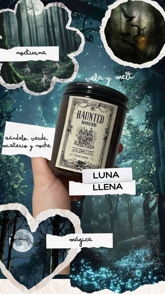 Vela "Haunted House"- Aroma a Luna Llena (250ml)