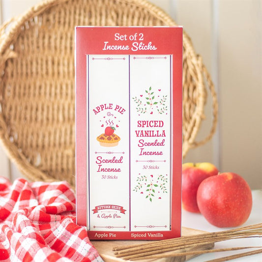 Pack Inciensos Otoño- Tarta de manzana y Vainilla Especiada