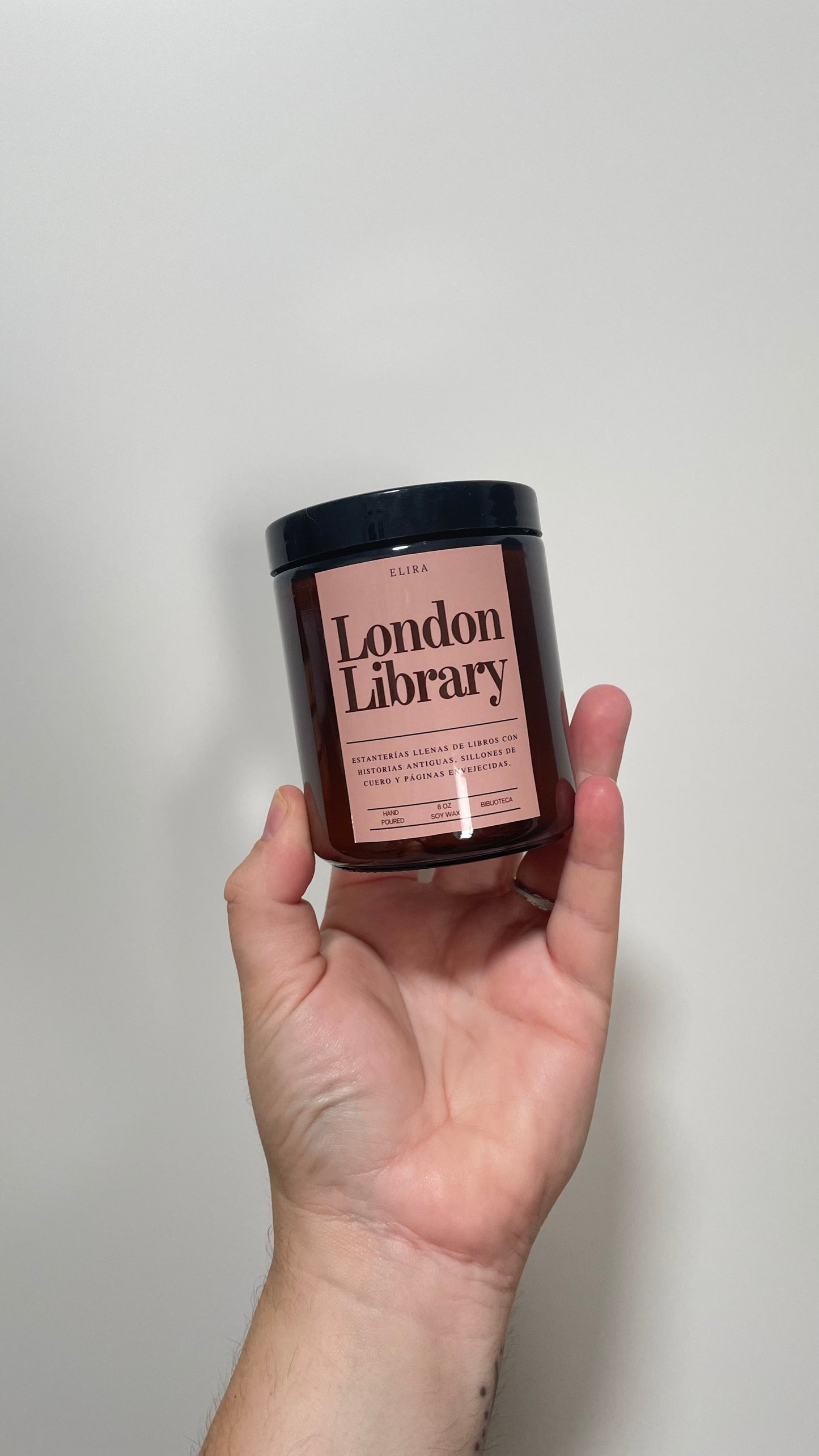 Vela "London Library"- Biblioteca 250ML