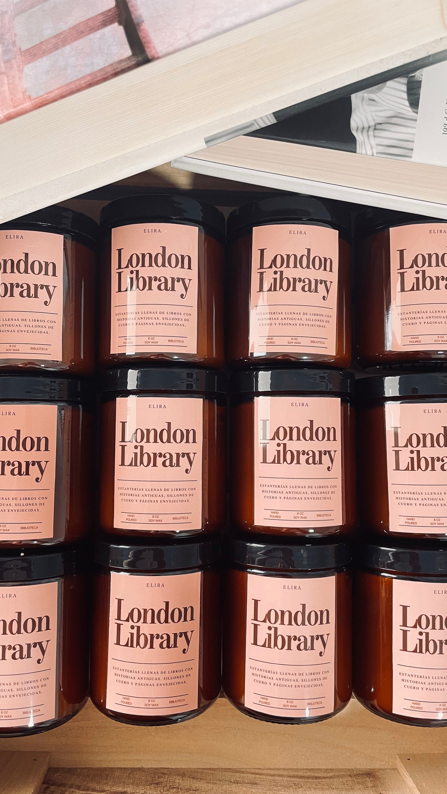 Vela "London Library"- Biblioteca 250ML