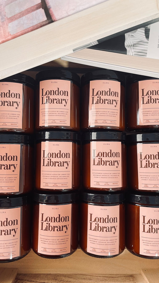 Vela "London Library"- Biblioteca 250ML