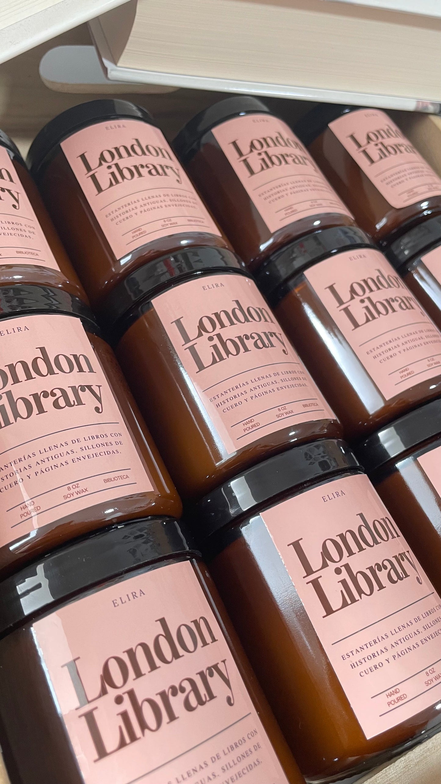 Vela "London Library"- Biblioteca 250ML